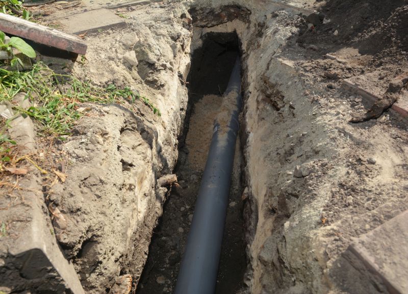 Completed Sewer Line Replacement